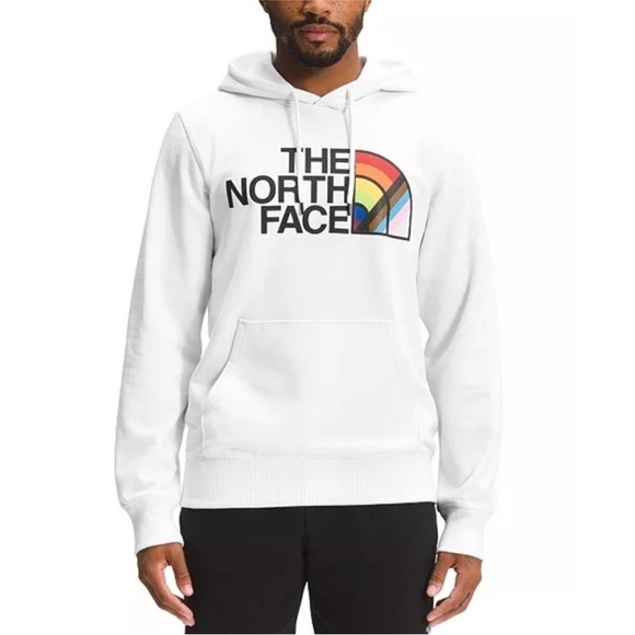 The North Face Other - The North Face Pride Hoodie White with Rainbow Logo Size Small